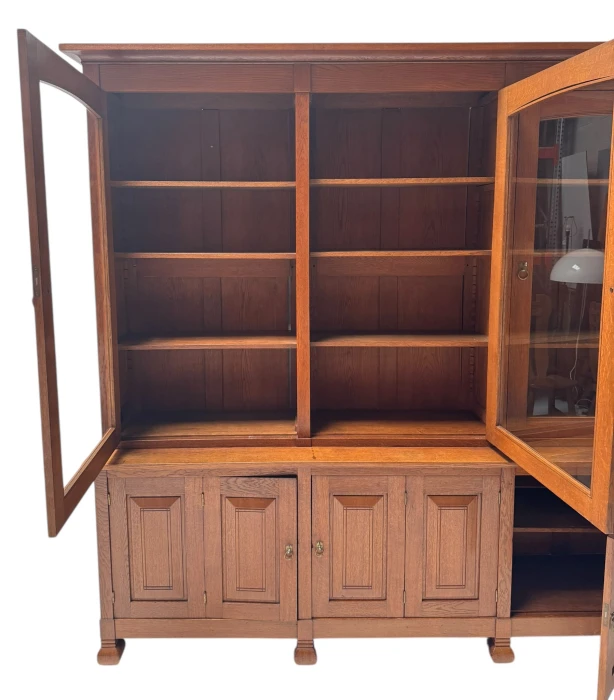 Arts & Crafts Library Bookcase by Willem Penaat for De Woning Amsterdam, 1904